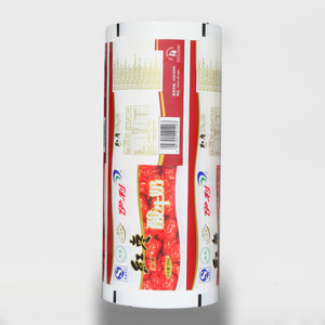 Rollo de Película Plástica para Bolsas de Agua con Impresión Personalizada, Rollo de Película para Empacar Leche y Productos Lácteos - Product Image 3