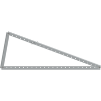 Support de fixation triangulaire en aluminium perforé réglable ARTSIGN pour panneaux solaires, montage sur toit plat