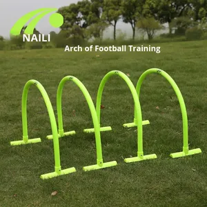 Arche de football d'intérieur en PP orange, obstacle d'entraînement, marqueur, but de <span class=keywords><strong>tir</strong></span>, entraînement aux compétences de football - Product Image 6