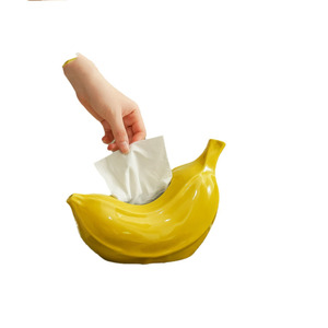 Beavorty Cartoon <strong>Tissue</strong> Box Cute <strong>Tissue</strong> Box Cartoon Ceramic <strong>Tissue</strong> <strong>Holder</strong> Facial Dispenser Organizer for Living Bathroom Decor - Product Image 4