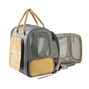 Eco-Friendly Pet Dog <b>Cat</b> Travel Carrier Bag Transport Expandable Pet Carrier Bag Breathable Foldable Pet Bag - Product Image 2
