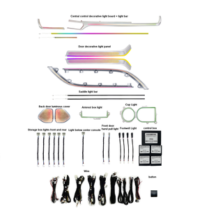 Luz Ambiental para Automóvil UPsztec para <span class=keywords><strong>Toyota</strong></span> <span class=keywords><strong>Sienna</strong></span> Granvia 2023-2025, Luz Ambiental LED para el <span class=keywords><strong>Tablero</strong></span> Interior - Product Image 1