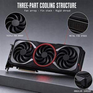 Nouvelle carte graphique RTX 5080 16 Go GDDR7 avec ray tracing avancé, overclocking, DLSS 4 pour PC de jeu, ordinateur de bureau, rig de jeu, iGame GeForce RTX - Product Image 1
