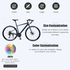 Bicicletas de Carretera en Stock de Fábrica, 700C, 21 Velocidades, Bicicleta de Carretera, Bicicleta Híbrida 700c SPDJISU a - Product Image 3