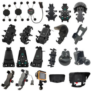 Support de téléphone portable pour <span class=keywords><strong>moto</strong></span> réglable avec adaptateur de tête de <span class=keywords><strong>boule</strong></span> de 1 pouce pour <span class=keywords><strong>casque</strong></span>, support de téléphone étanche pour Ram - Product Image 6