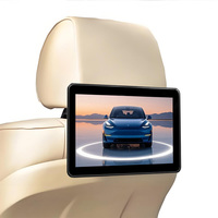 1280*800 10.1 inci taksi taksi kursi belakang sandaran kepala Android LCD tampilan papan Digital dengan perangkat lunak