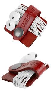 Enrouleur de fil en cuir Organisateur de câble Airphone en cuir - Product Image 5