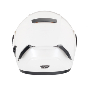 Helm sepeda motor Flip Up, pelindung kepala <span class=keywords><strong>modular</strong></span> dengan Visor matahari dalam lensa ganda DOT ECE Moto - Product Image 5