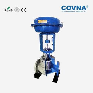 Valve en acier inoxydable Covna vanne sphérique à bride pneumatique à diaphragme à ressort multiple Ss304 Val <span class=keywords><strong>de</strong></span> commande actionnée pneumatique <span class=keywords><strong>de</strong></span> 2 pouces - Product Image 5