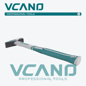 פטיש בנייה תעשייתי מפלדת פחמן VCANO עם ידית פלסטיק וסיבי זכוכית, OEM, לעבודות DIY, חישול, קמפינג ועבודות חוץ. - Product Image 3