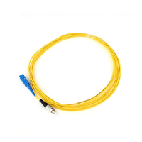 Cordon de brassage fibre optique FTTH personnalisé pour diverses applications de communication (SC/LC/FC/ST, monomode SX/DX)