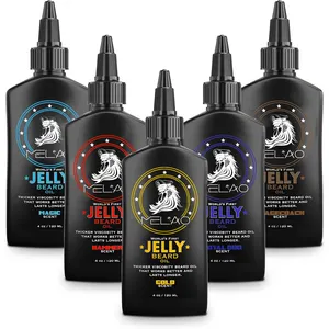 Beard Supplier Cedar Spruce Oil Jelly Beard Oil Wholesale Custom Logo Moisturizing Private Label Jelly Beard Growth Oil