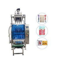 Machine d'emballage de boissons solides en sachets longs avec une sortie et quatre machines d'emballage de poudre