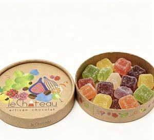Tubo de Papel Biodegradable Ecológico Personalizado de Grado Alimenticio, Envase Cilíndrico para Galletas, Té, Café, Pastel, Chocolate y Dulces - Product Image 4