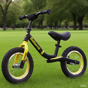 Vélo d'équilibre pour enfants de 12 pouces <span class=keywords><strong>avec</strong></span> moteur <span class=keywords><strong>électrique</strong></span>, pour les 2-3 ans/4-6 ans, disponible en rouge, rose, vert, café, pour la conduite à deux roues des bébés - Product Image 3