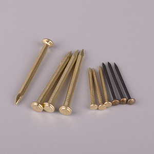 Cenfeng – Lot de 120 crochets en cuivre sans trace pour clous, crochets métalliques pour tableaux, accessoires de quincaillerie pour cuisine et salle de bain, boîte en PP - Product Image 3