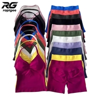 Offre Spéciale : Ensemble Sportif 2 Pièces pour Femme – Débardeur Dos Nu et Short Taille Haute Effet Scrunch Sans Coutures – Tenue de Sport et d'Entraînement