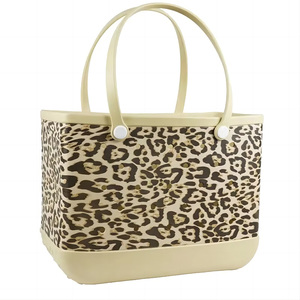 <span class=keywords><strong>Bolsa</strong></span> de Playa de EVA con Estampado Animal, Impermeable, de Goma, con Patrón de Leopardo/Guepardo, Gran Capacidad - Product Image 4