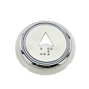 Hot Selling <strong>SJEC</strong> <strong>Elevator</strong> Parts <strong>SJEC</strong> <strong>Elevator</strong> Push <strong>Button</strong> Stainless Steel Push <strong>Button</strong> - Product Image 1