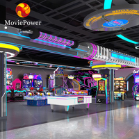 Máquina de Juegos Arcade MoviePower, Equipo de Entretenimiento para Interiores, Juegos para Niños, Máquina de Juegos Operada con Monedas