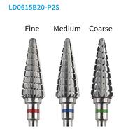Outil rotatif durable universel à double sens, fraise à rainures droites en carbure, fraise rotative pour perceuse à ongles