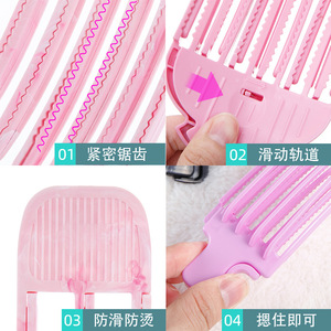 High Temperature Resistant Hair Styling Comb Fluffy Clip For Root Volumizing Daily Use Unisex PP <b>Material</b> - Product Image 3