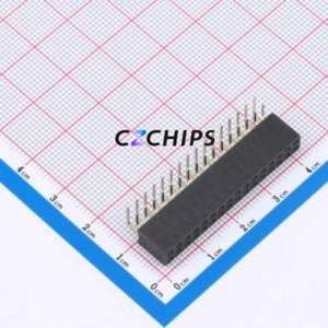 FH2.54-06-16PWS Pin Socket Bent Lead Through Hole,P=2.54mm Connector 2x16P 2.54mm 2.54mm Square Hole - Product Image 1