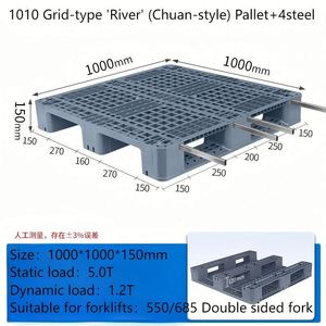 Euro <span class=keywords><strong>Pallet</strong></span> 4-Cách Nặng-Nhiệm Vụ Gia Cố Mịn Mát Lưu Trữ Ngoài Trời <span class=keywords><strong>Pallet</strong></span> Nhựa Bán Hàng Trực Tiếp Vận Chuyển Phẳng Kệ - Product Image 4