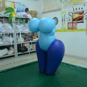 Funny Double Layer Big Chestes Inflatable Sexy Suit Costume Toy