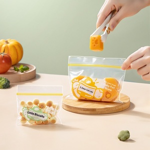 Baby <b>Mini</b> Food <b>Storage</b> Bag Plastic Food Grade Double-tendon Sealed Fresh-keeping Refrigerator Safe Microwave Safe Pull-out - Product Image 2
