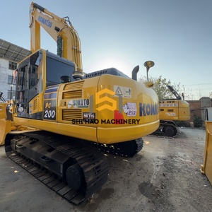 รถขุดไฮดรอลิกแบบตีนตะขาบ Komatsu PC200-8 มือสองคุณภาพสูงจากโรงงาน สำหรับงานก่อสร้างโครงสร้างพื้นฐาน - Product Image 2
