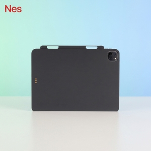 เคสสำหรับไอแพดพร้อมช่องเสียบสมาร์ทชาร์จเจอร์ คีย์บอร์ดอัจฉริยะแบบพับได้ สำหรับไอแพดแอร์ 4 5 โปร 11 2021 2022 - Product Image 1