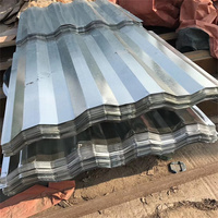 Tôle de toiture en métal ondulé prélaqué de qualité supérieure, revêtement en zinc PPGI, profilé, pour maison, 0,5 0,4 0,3 mm