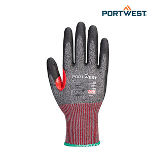 Guantes de seguridad de nitrilo Portwest A670 resistentes al corte y al calor antideslizantes longitud de la ópera puño elástico - Product Image 5