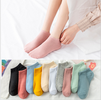 Chaussettes courtes à rayures et étoiles colorées pour femmes, de haute qualité, vente en gros à prix réduit