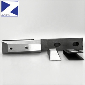 Barandilla de vidrio sin marco de acero inoxidable ajustable Pasamanos de montaje lateral y de pared con diseño de montaje frontal de fricción - Product Image 5