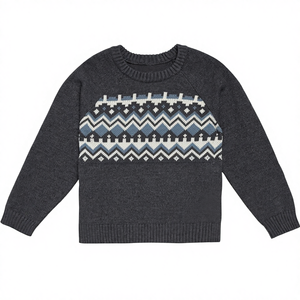 Suéter Modern Moments de <span class=keywords><strong>Gerber</strong></span> <span class=keywords><strong>para</strong></span> Bebés Niños, Diseño Fair Isle Festivo, Hecho en China - Product Image 1