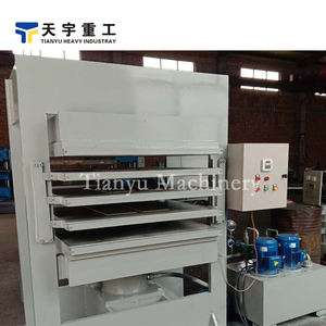 Macchina della pressa di vulcanizzazione del vuoto del Silicone della macchina della pressa di vulcanizzazione del timbro delle piastrelle del pavimento di gomma 100-120t - Product Image 5