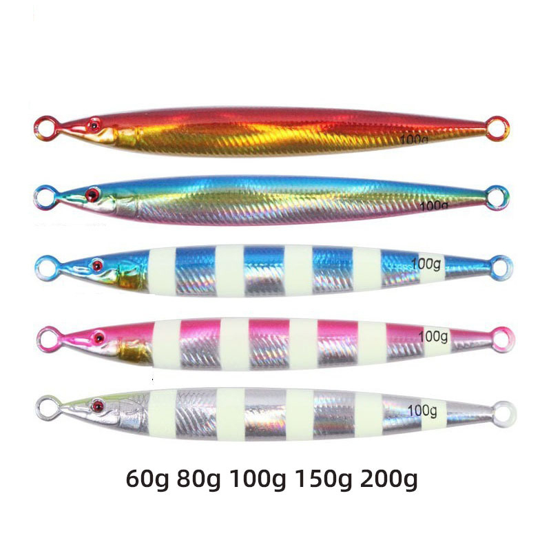 deep sea fishing lures wholesale Wholesale Deep Sea Needle Fish Iron Plate Lead Fish 60g-200g