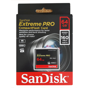 For Sdcfxps-064g-x46 Extreme Pro Compactflash <b>Memory</b> <b>Card</b> Ean Code 619659 102463 Sdcfxps-064g-x46 for Sandisk - Product Image 2