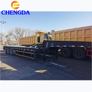 Bas prix nouvelles remorques de camion d'occasion 4 essieux bas <span class=keywords><strong>conteneur</strong></span> à plat Cargo semi-remorque à <span class=keywords><strong>vendre</strong></span> - Product Image 4