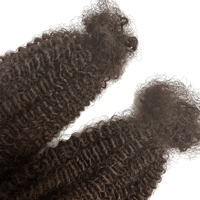 [Jiffy/Hohodreads] Cheveux humains bouclés serrés et crépus en vrac pour la fabrication de dreadlocks, la réparation de locs, la création d'extensions et la réalisation de torsades