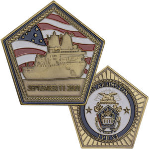 阿灵顿登陆舰徽章奖章美国海军风格纪念品挑战硬币礼品或收藏纪念币 - Product Image 1