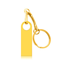 Drive memori USB Mini, Flash Drive logam Mini gratis Logo Laser 2.0 8GB 4GB jumlah besar USB memori Drive kecil 16GB 32GB 64GB