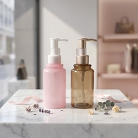 Flacon pompe en plastique dépoli pour shampoing 100ml 150ml, distributeur de lotion vide, emballage cosmétique