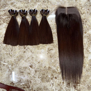 Extensiones de Cabello Humano Vietnamita al por Mayor, 100% Natural, Cabello Virgen, Sin Enredos, Sin Caída, Suministro de Fábrica - Product Image 1