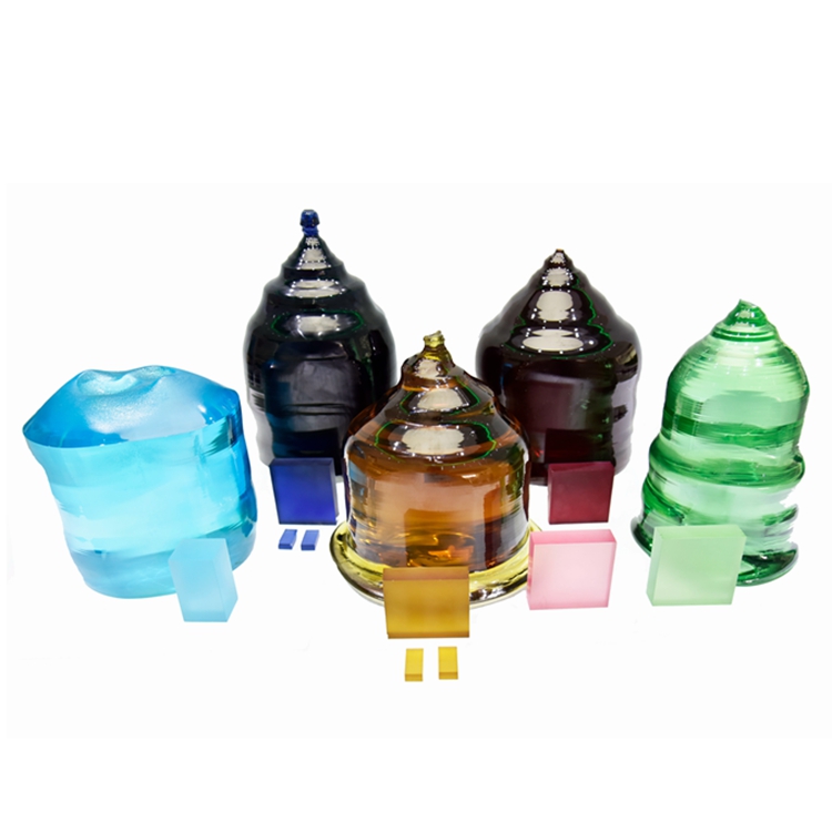 Al2o3 синтетический кристаллический цветной Сапфир, монокристаллический дополированный сапфир для оптического Рубина