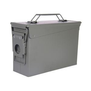 Safewell 30 Cal 4,5 L <span class=keywords><strong>de</strong></span> Metal pequeña bala <span class=keywords><strong>de</strong></span> acero munición <span class=keywords><strong>caja</strong></span> <span class=keywords><strong>de</strong></span> herramientas puede para seguro <span class=keywords><strong>de</strong></span> las <span class=keywords><strong>armas</strong></span> - Product Image 1