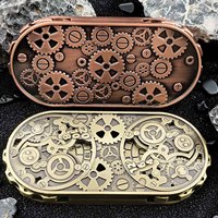 Jouets de fidget uniques en forme de dés à roulette creux en or, dés en métal RPG DND pour les jeux de table RPG DND