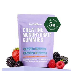 Gomitas de Creatina de Marca Privada, 5g de Monohidrato, Suplemento Vegano para Adultos, OEM, ODM, Certificado Halal, Fabricante de Gomitas de Nutrición Deportiva - Product Image 1